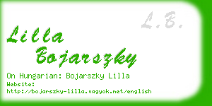 lilla bojarszky business card